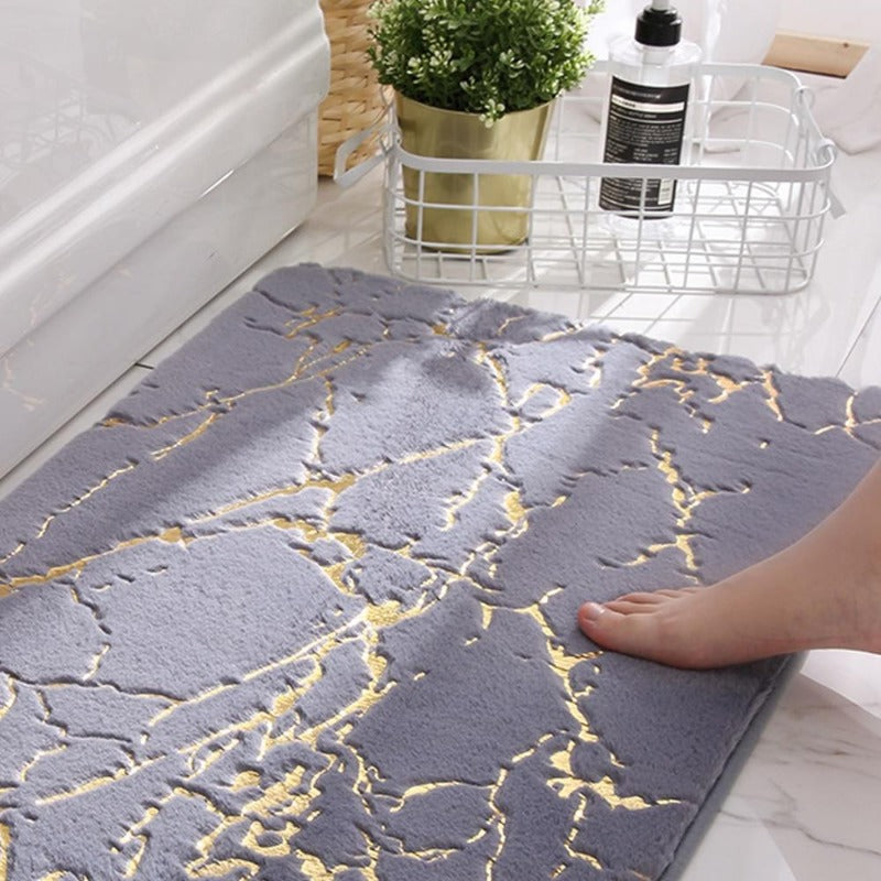 Bath Mat Super-Absorbent Microfiber Non-Slip Machine Washable