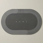 Bath Mat Super Absorbent Microfiber Quick-Dry Rubber Backing