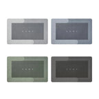 Bath Mat Super Absorbent Microfiber Quick-Dry Rubber Backing