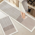 Bath Mat Ultra-Absorbent Plush Velvet Non-Slip Rubber Backing