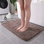 Bath Mat Ultra-Absorbent Quick-Dry Microfiber Non-Slip Backing
