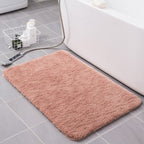 Bath Mat Ultra-Absorbent Quick-Dry Microfiber Non-Slip Backing