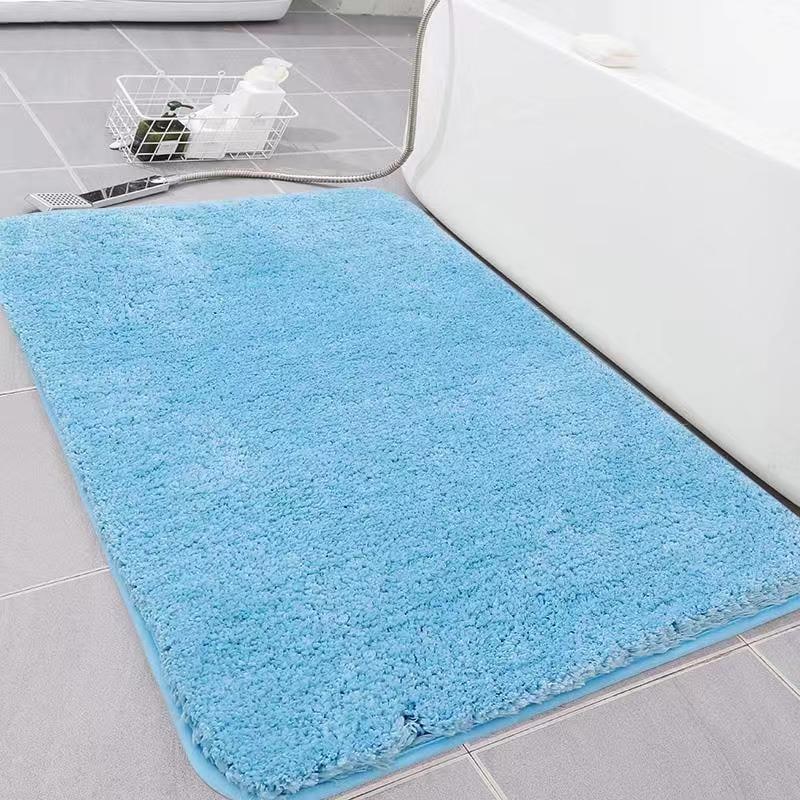 Bath Mat Ultra-Absorbent Quick-Dry Microfiber Non-Slip Backing