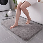 Bath Mat Ultra-Absorbent Quick-Dry Microfiber Non-Slip Backing