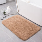 Bath Mat Ultra-Absorbent Quick-Dry Microfiber Non-Slip Backing