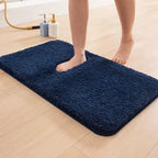 Bath Mat Ultra-Absorbent Quick-Dry Microfiber Non-Slip Backing