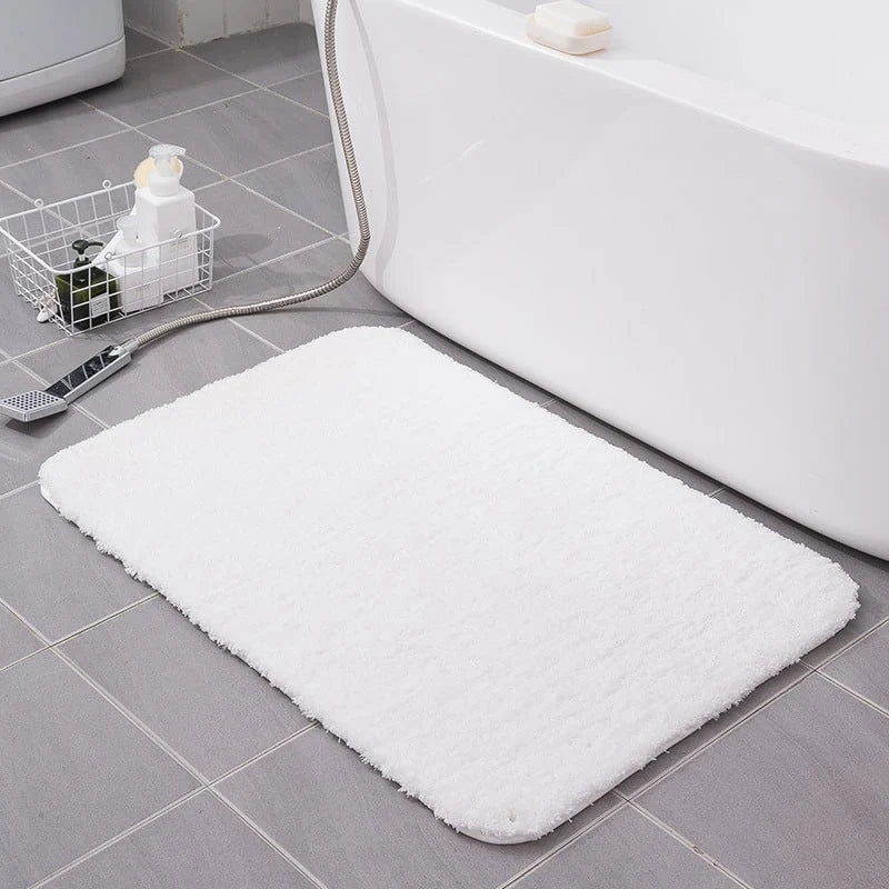 Bath Mat Ultra-Absorbent Quick-Dry Microfiber Non-Slip Backing