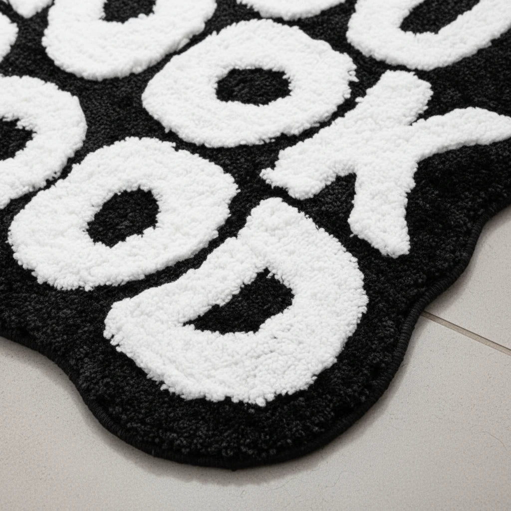 Bath Mat Ultra-Plush Quick-Absorb Non-Slip Backing & Machine Washable