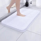 Bath Mat Ultra-Soft Microfiber Non-Slip Rubber Backing