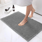 Bath Mat Waffle Texture Absorbent & Quick-Drying Non-Slip Backing
