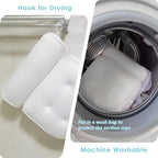 Bath Pillow Contoured Neck & Shoulder Support Quick-Dry Mesh