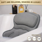 Bath Pillow Ergonomic 4D Neck & Back Support