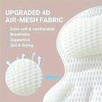 Bath Pillow Ergonomic Neck & Back Support