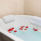 Bath Pillow Ergonomic Neck Support Anti-Slip Suction Cups