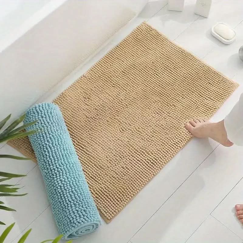 Bath Rug Chenille Non-Slip Absorbent