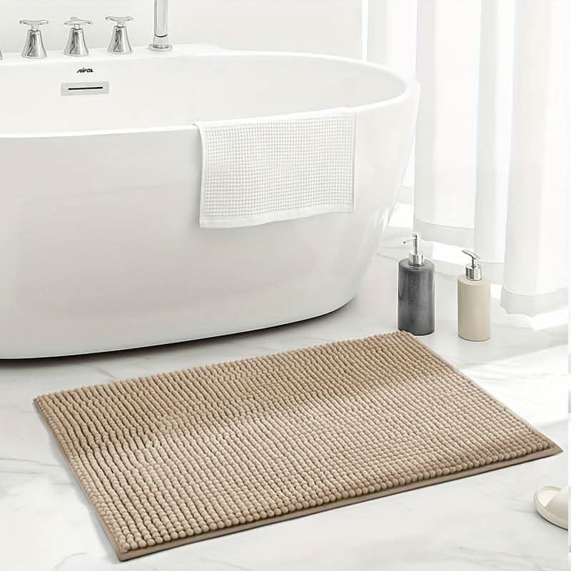 Bath Rug Chenille Non-Slip Absorbent