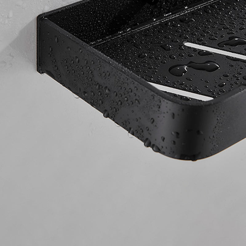 Bath Shelf Matte Black Stainless Steel