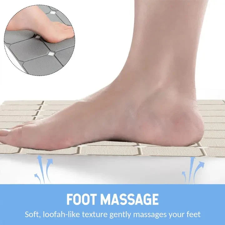 Bath & Shower Mat Non-Slip Silicone Suction Cups