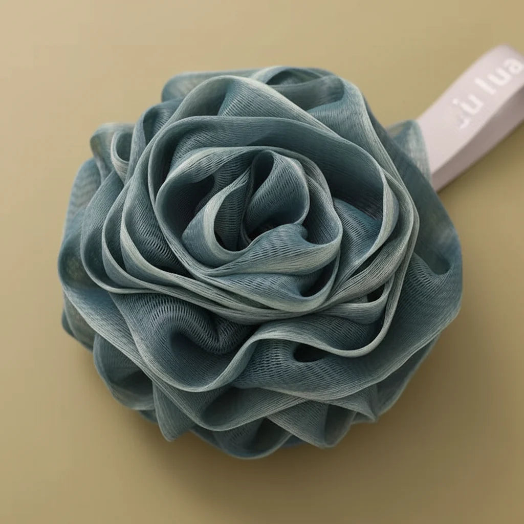 Bath Sponge Rose-Shaped Odor-Resistant Quick-Drying 2-Pack
