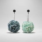 Bath Sponge Rose-Shaped Odor-Resistant Quick-Drying 2-Pack