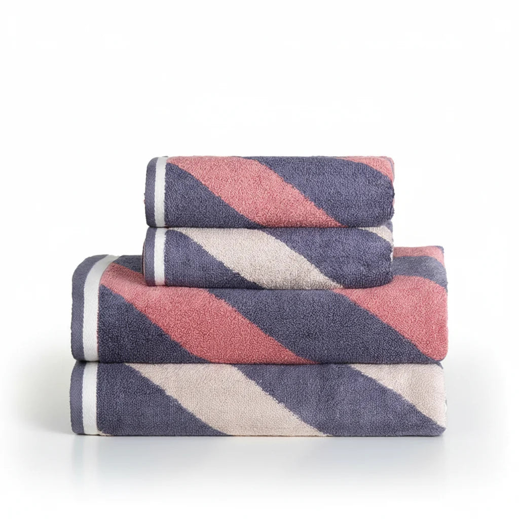 Bath Towel Set Bamboo Soft Absorbent Set of 3