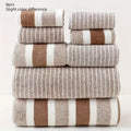 Bath Towel Set Coral Fleece Quick-Drying Set of 8