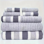 Bath Towel Set Coral Fleece Quick-Drying Set of 8
