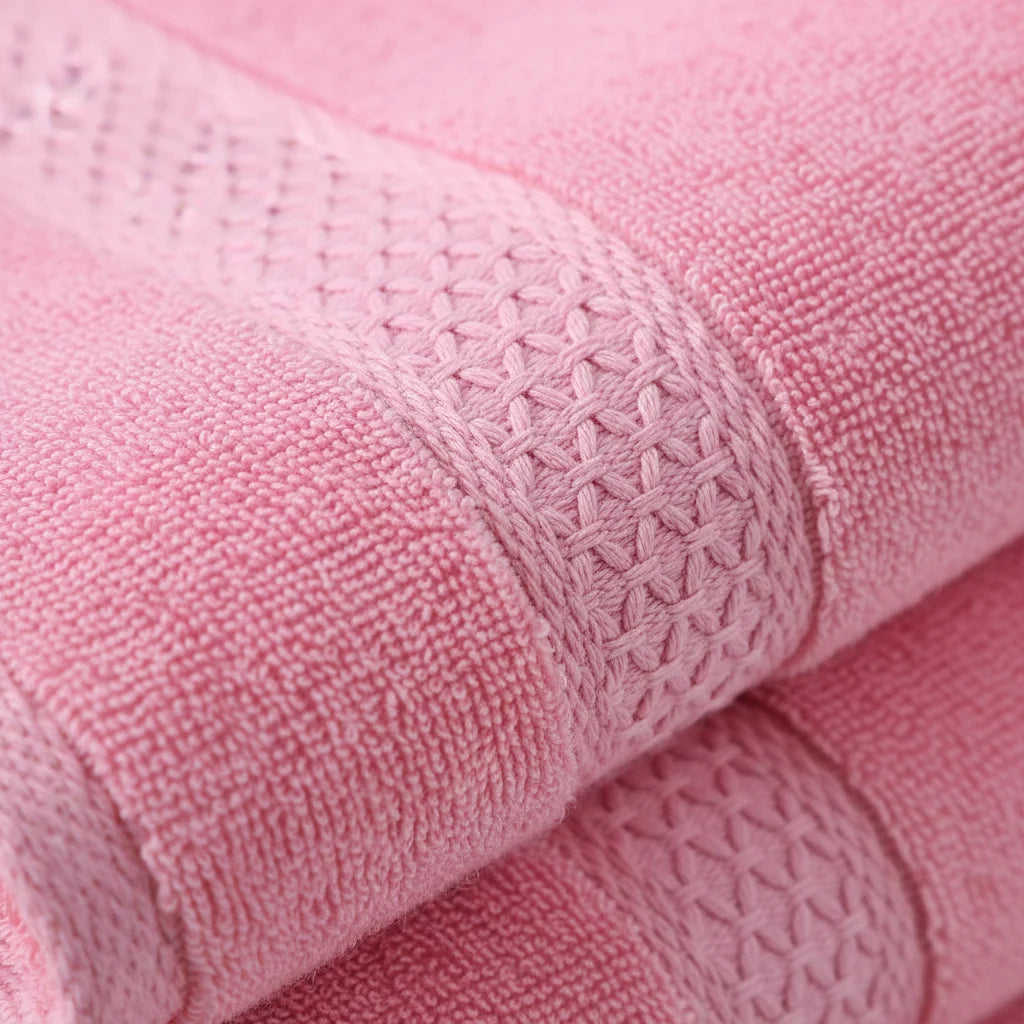 Bath Towel Set Extra-Soft Cotton Highly Absorbent
