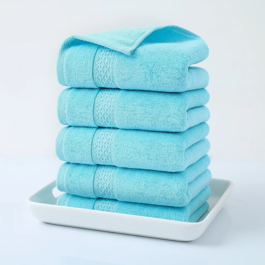 Bath Towel Set Extra-Soft Cotton Highly Absorbent