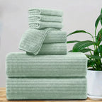 Bath Towel Set Quick-Dry Soft Eight-Piece
