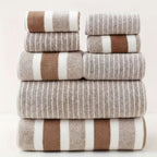 Bath Towel Set Ultra-Soft Microfiber Quick-Dry 8-Piece