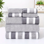 Bath Towel Set Ultra-Soft Microfiber Quick-Dry 8-Piece
