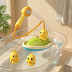 Bath Toy Set Motorized Boat & Spraying Ducks