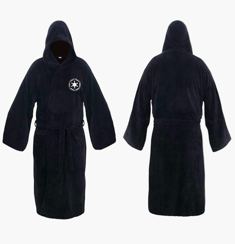 Bathrobe Hooded Full-Length Moisture-Wicking