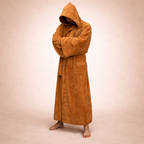 Bathrobe Hooded Full-Length Moisture-Wicking