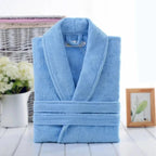 Bathrobe Soft Cotton Terry Unisex Loose Fit