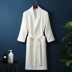 Bathrobe Waffle Weave 100% Cotton Lightweight