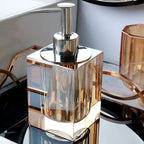 Bathroom Accessories Set Crystal Glass Toothbrush Holder