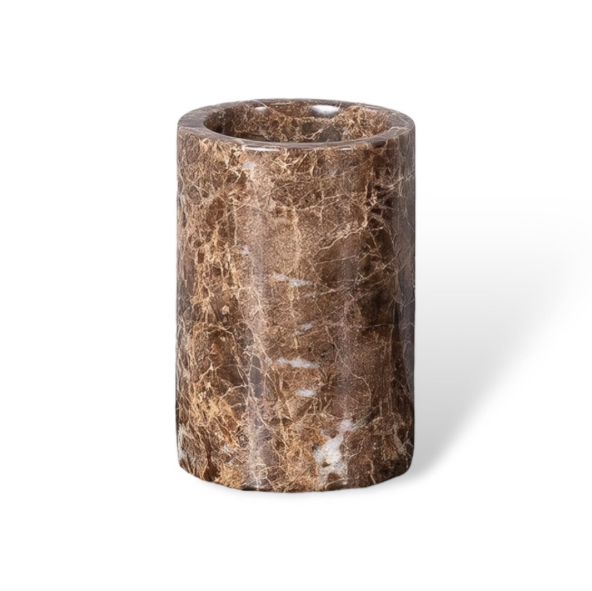 Bathroom Accessories Set Marble-Effect Polished Finish