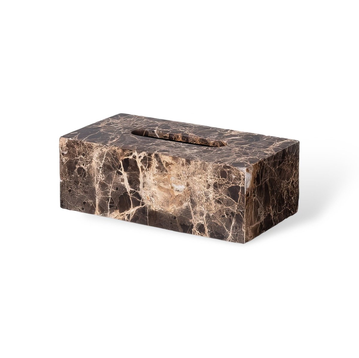 Bathroom Accessories Set Marble-Effect Polished Finish