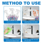 Bathroom Cleaner Set Lime-Scale & Grout Remover Reusable Cloths