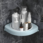 Bathroom Corner Shelf Rotating Drainage & Ventilation