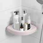 Bathroom Corner Shelf Rotating Drainage & Ventilation