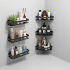 Bathroom Corner Shelf Self-Adhesive No Drill Tile & Glass