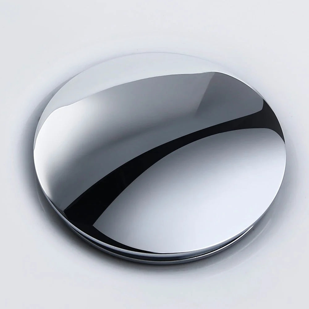 Bathroom Drain Pop-Up Closure Optional Overflow Corrosion-Resistant Finish