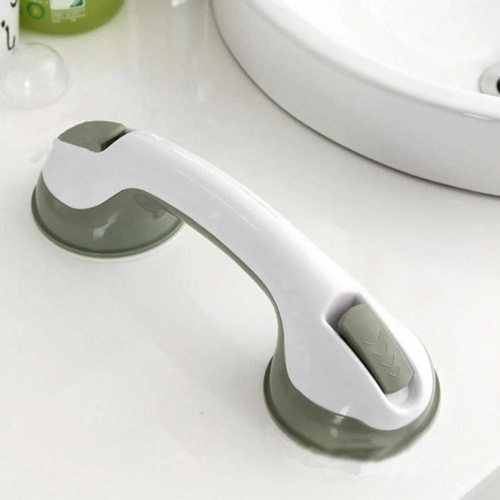Bathroom Grab Bar Suction Cup Lock No Drill