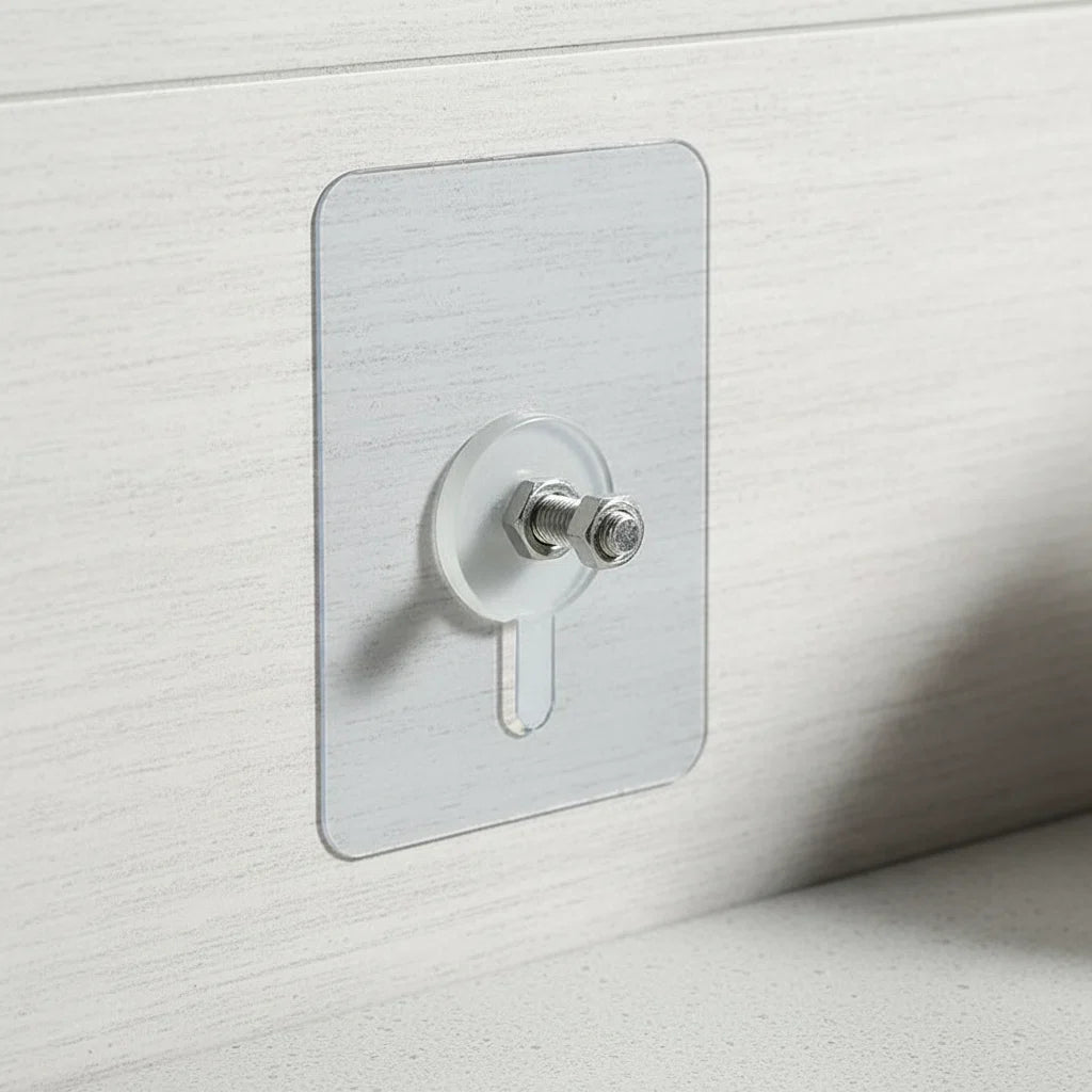 Bathroom Hooks Self-Adhesive No-Drill Corrosion-Resistant Stainless Steel