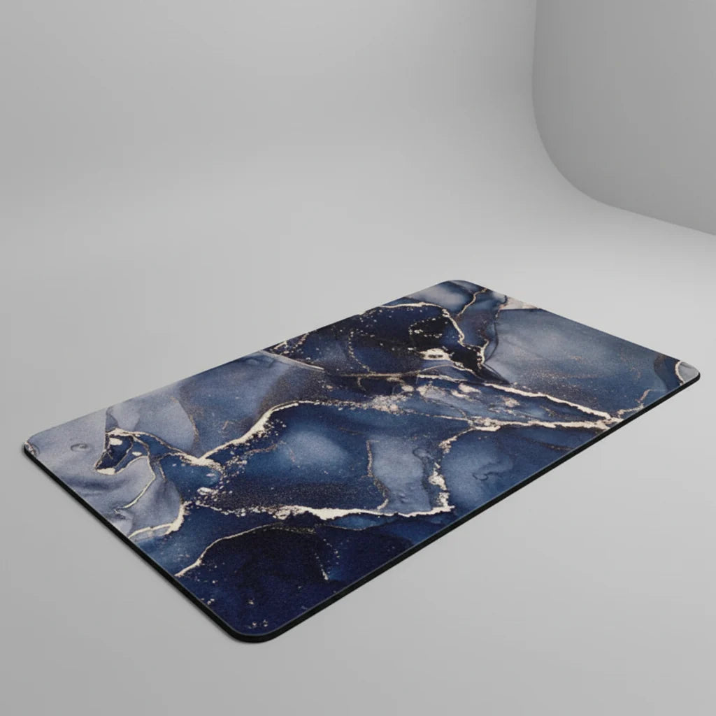 Bathroom Mat Instant Moisture Absorption Non-Slip Slim