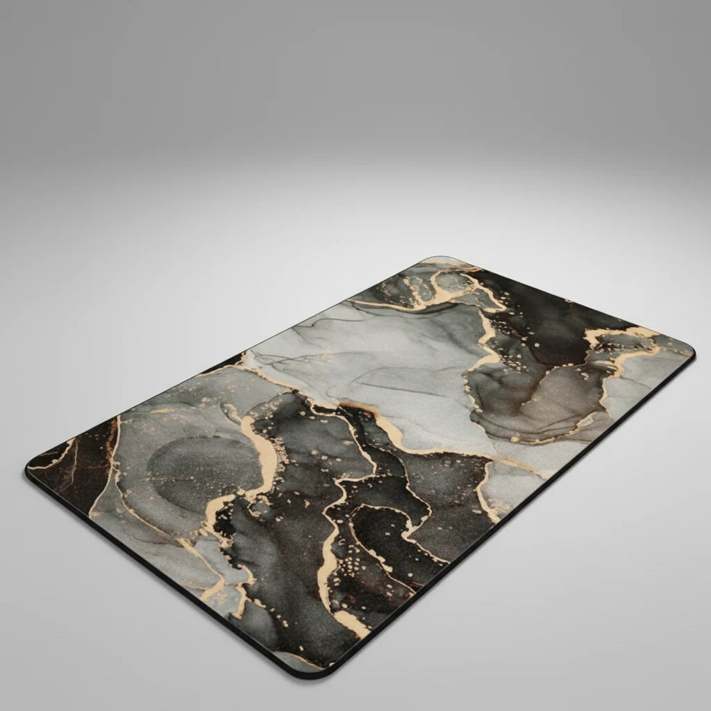 Bathroom Mat Instant Moisture Absorption Non-Slip Slim
