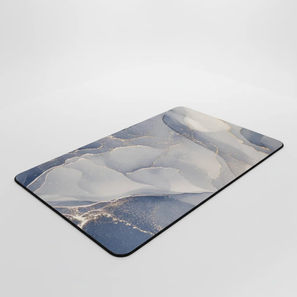Bathroom Mat Instant Moisture Absorption Non-Slip Slim
